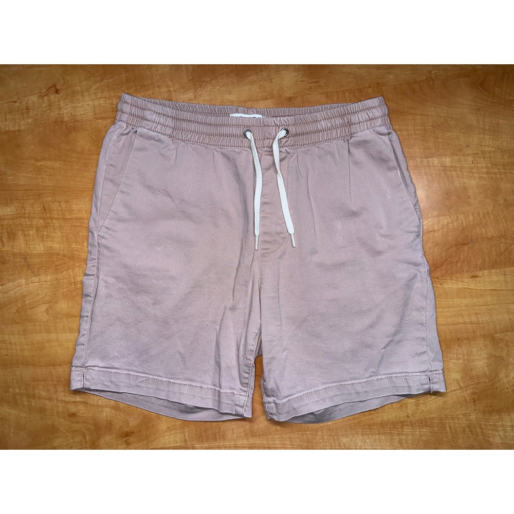 PacSun Volley Shorts Mens Small Dusty Rose Pink Elastic Waist Drawstring